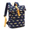 Rugzak Original Blauw met Rode Auto's van Gerecycled Rpet met Voorvak 28 x 23 x 10 cm YLX
