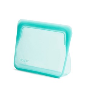Stasher Bag Stand-Up Mini Siliconen 830 ml Stasher Aqua Groen