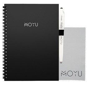 Notitieboek Hardcover Uitwisbaar en Herbruikbaar A5 Business Black Moyu