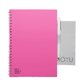 Image of Notitieboek Hardcover Uitwisbaar en Herbruikbaar A5 - Passion Pink