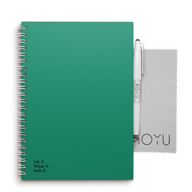 Notitieboek Hardcover Uitwisbaar en Herbruikbaar A5 Forest Green