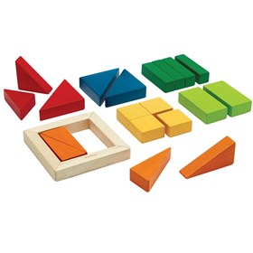 Image of Blokken van Rubberhout Fraction Blocks 20 stuks