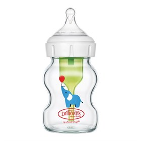 Glazen Babyfles BPA vrij Brede Hals Options + 150 ml Dr. Brown's