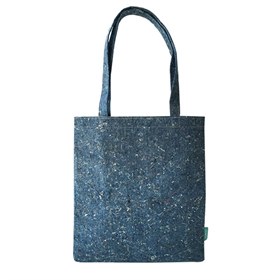 Duurzame Schoudertas Vilt van Gerecyclede Jeans 39 x 36 cm SuperWaste