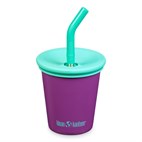 RVS Kinderbeker met Deksel en Rietje Kid Cup 295 ml Paars Klean Kanteen