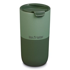 Tumbler Flip Lid Thermos Gerecycled RVS 473 ml Groen mat Klean Kanteen Sea Spray