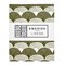 Hoeslaken Biokatoen Percal Rainbows Olive Green Swedish Linens