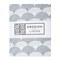 Ledikant Hoeslaken Biokatoen Percal Rainbows 60x120 Tranquil Gray Swedish Linens