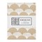 Ledikant Hoeslaken Biokatoen Percal Rainbows 60x120 Warm Sand Swedish Linens