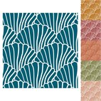 Ledikant Hoeslaken Biokatoen Percal Seashells 60x120 Swedish Linens