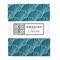 Ledikant Hoeslaken Biokatoen Percal Seashells 60x120 Morrocan Blue Swedish Linens