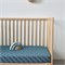 Ledikant Hoeslaken Biokatoen Percal Seashells 60x120 Morrocan Blauw Sweeds linnen