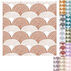 Hoeslaken Biokatoen Percal Rainbows 90x200 Swedish Linens