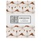 Biokatoen hoeslaken met bloemen Cinnamon Brown Swedish Linens