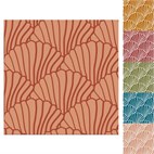 Hoeslaken Biokatoen Percal Seashells 90x200 Swedish Linens