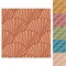 Hoeslaken Biokatoen Percal Seashells 90x200 Swedish Linens