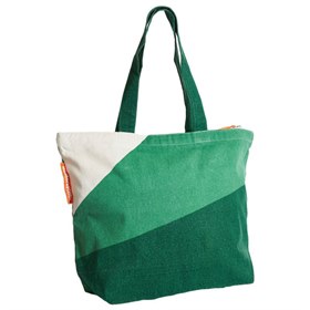 Grote Shopper Gerecycled Materiaal 54x40x18 Amazon Green NoMorePlastic