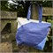 Strandtas Gerecycled Materiaal 54x40x18 Indigo Blue NoMorePlastic