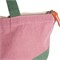Grote Shopper Gerecycled Materiaal 54x40x18 Pinky Green NoMorePlastic
