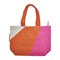 Grote Shopper Gerecycled Materiaal met Rits 54x40x18 Magenta Orange NoMorePlastic