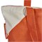Grote Shopper Gerecycled Materiaal met Rits 54x40x18 Magenta Orange NoMorePlastic