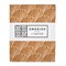 Hoeslaken Biokatoen Percal Seashells Cinnamon Brown Swedish Linens