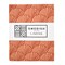 Hoeslaken Biokatoen Percal Seashells Terracotta Burgundy Swedish Linens