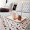 Hoeslaken Biokatoen Percal FlowersTweepersoons Dark Chocolate Swedish Linens