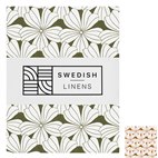 Hoeslaken Biokatoen Percal Flowers Tweepersoons Swedish Linens