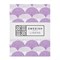 Hoeslaken Biokatoen Percal Rainbows Tweepersoons Lilac Swedish Linens