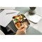 Lekdichte Broodtrommel met Verplaatsbare Verdeler en 2 Bakjes 19x14x5 Eco Brotbox