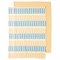 Theedoek van Biokatoen Geblokt 50 x 70 cm Blauw Geel Tranquillo