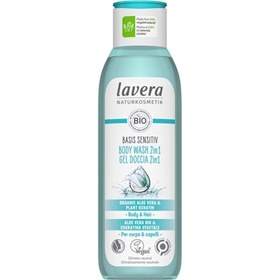 Vegan Basis Sensitiv Body Wash 2 in 1 voor Huid en Haar Lavera