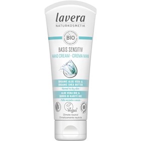 Vegan Basis Sensitiv Handcreme met Aloe Vera en Shea Butter 75 ml Lavera