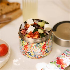 Qwetch Arty Thermal Lunch Box, 600 ml, Stainless Steel Lunch Box, 5 Hours Hot and 7 Hours Cold, BPA-Free, Waterproof, Lunch Box for Office, Picnic, Hiking