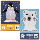 Dieren Puzzel van Gerecycled Karton 9 Stukje Coq en Pate