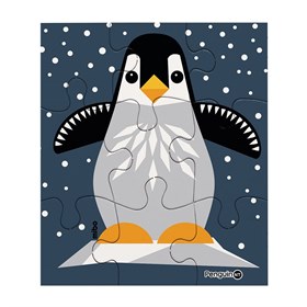Dieren Puzzel van Gerecycled Karton 9 Stukje Penguin Coq en Pate