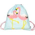 Opvouwbare Rugzak met Dieren van Bio Katoen 37x33 cm Flamingo Coq en Pate