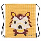 Opvouwbare Rugzak met Dieren van Bio Katoen 37x33 cm Hedgehog Coq en Pate