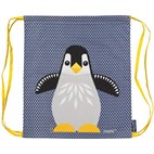 Opvouwbare Rugzak met Dieren van Bio Katoen 37x33 cm Penguin Coq en Pate