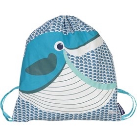 Opvouwbare Rugzak met Dieren van Bio Katoen 37x33 cm Whale Coq en Pate