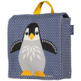 Image of Kinderrugzak Biokatoen met Dieren 23x23x7,5 cm - Penguin