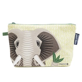 Etui Biokatoen met Dieren 13x22x6 cm Elephant Coq en Pate