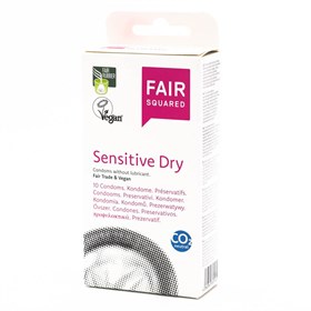 Condooms Sensitive Dry zonder Glijmiddel Fair Trade 10 Stuks Sensitive dry