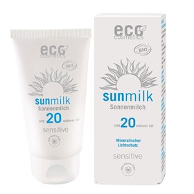 Zonnebrandcreme Sensitive 100 ml Factor 20 Eco Cosmetics