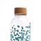 Waterfles Glas met Print 400 ml Pure Happiness Carry bottles