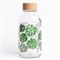 Drinkfles Glas met Print 400 ml Green Living Carry bottles