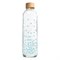Waterfles Glas met Print 700 ml Pure Happiness Carry bottles