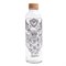 Glazen Waterfles met Eco Print 700 ml Carry Bottles