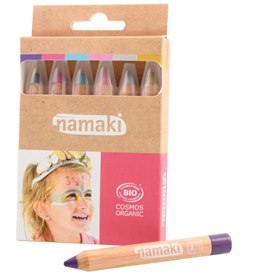 Schmink voor kinderen met natuurlijke ingredienten Set van 6 Namaki